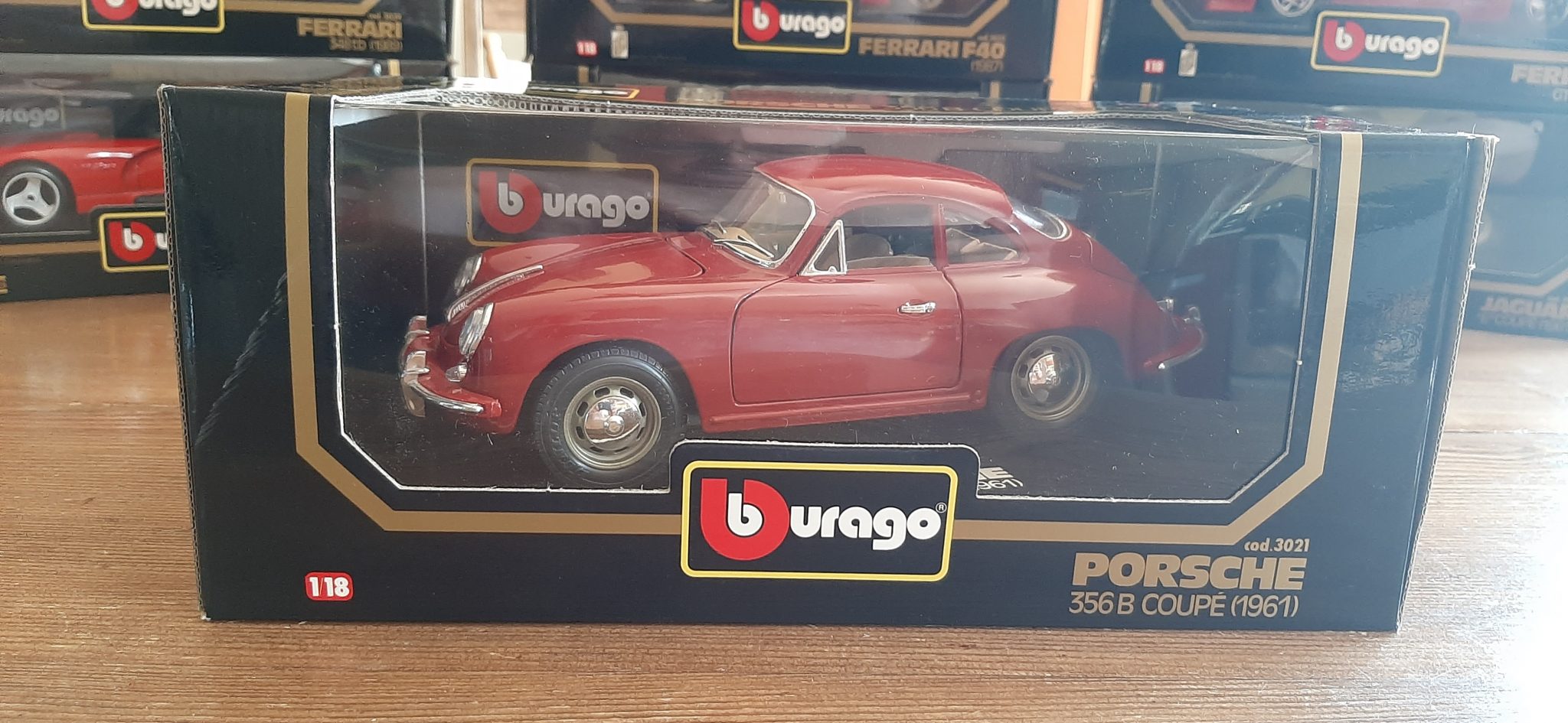 Burago, Porsche, 356B, 1961 1/18